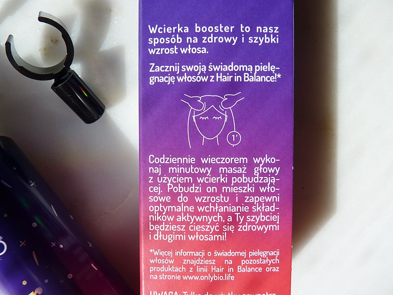 Hair in Balance by ONLYBIO Wcierka booster na wypadanie włosów