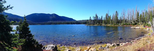 065: lake with mountains