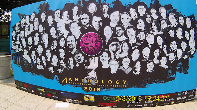 The event banner showing the personalities that will give a lecture