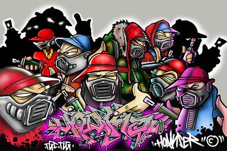 graffiti art characters