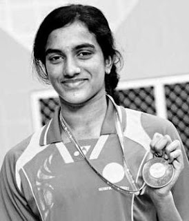 Indian Badminton Player P V Sindhu