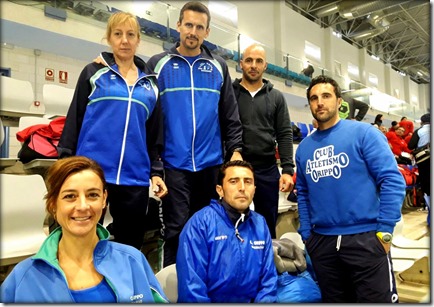 Atletas Veteranos durante la competición