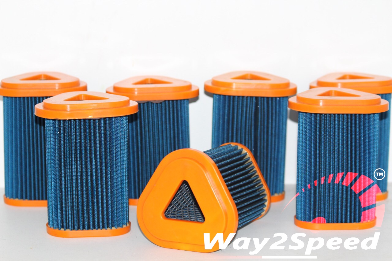 Way2Speed performance air filter for  Royal Enfield Interceptor 650 and Continental GT 650  Way2Speed Magna flow Nano Fiber air filter