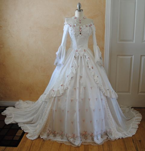 off shoulder victorian wedding dress the bridal gowns in the victorian ...