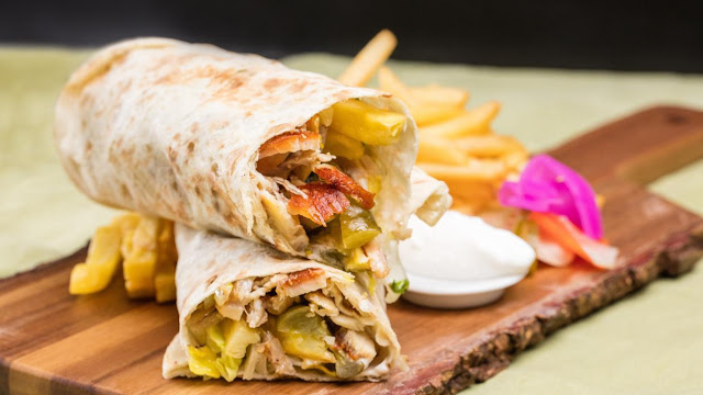 Low Fat Chicken Shawarma