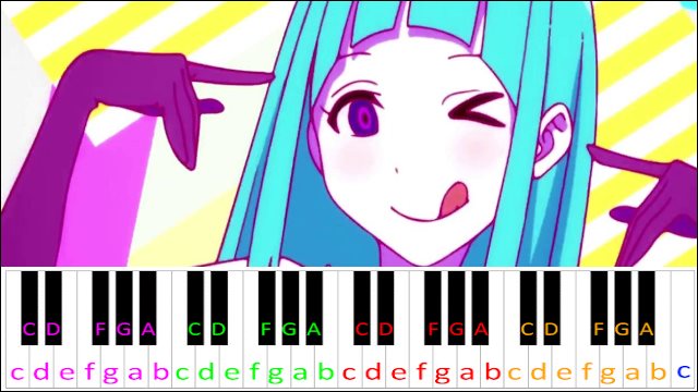ME!ME!ME! feat Daoko & TeddyLoid Piano / Keyboard Easy Letter Notes for Beginners