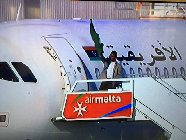 Libyan plane hijack update: Hijackers surrender after demanding for the creation of Pro-Gaddafi party