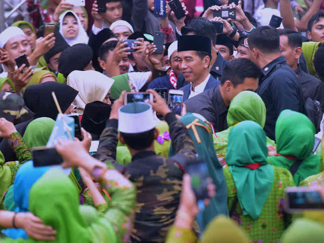 Jokowi Apresiasi Deklarasi Muslimat Nahdlatul Ulama (NU) Anti Hoax