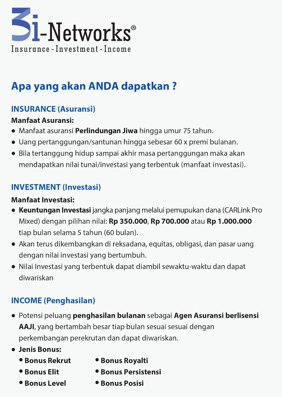 RAIH PENGHARGAAN JAWARA FINANCIAL INDONEESIA 3i Networks Legon Kulon Subang  