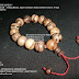 Wood bracelets Gelang Gaharu Agarwood : Kerajinan Handicraft Gelang Bhuda Agarwood Kayu Gaharu Zebra Grad C Ukuran 15 mm