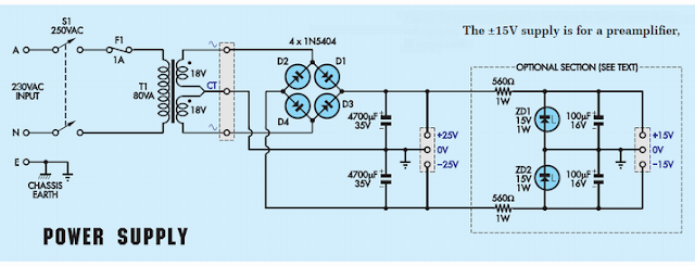 LM1875 power supply diagram