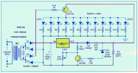 rangkaian lampu emergency