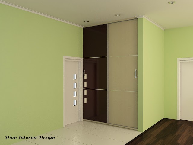  LEMARI  SLIDING  2 PINTU  MINIMALIS Dian Interior Design