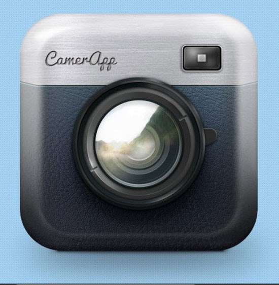 Draw an iOS App Camera Icon