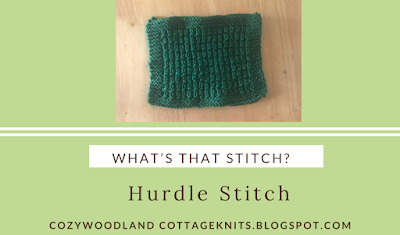 Picture of handy hurdle stitch card in sage