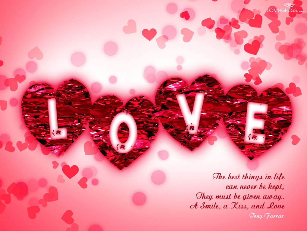 Love Backgounds Quotes Wallpapers Valentine
