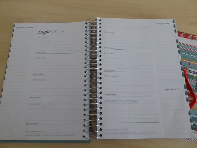 agenda boxclever mensile divisa per settimane