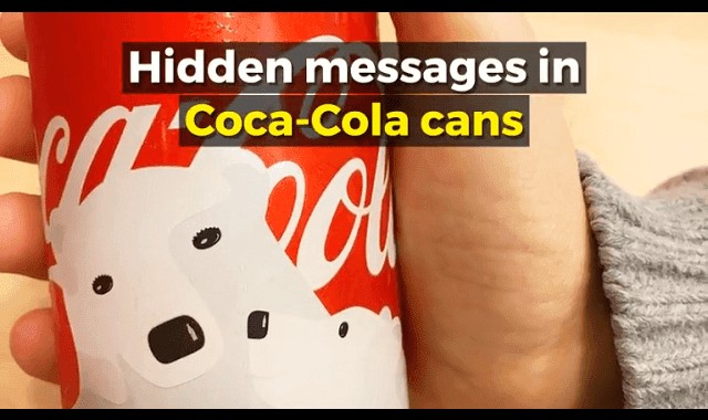 Hidden Messages in Coca Cola Cans