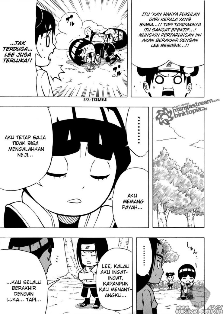 Baca Manga Komik Rock Lee Sprintime of Youth