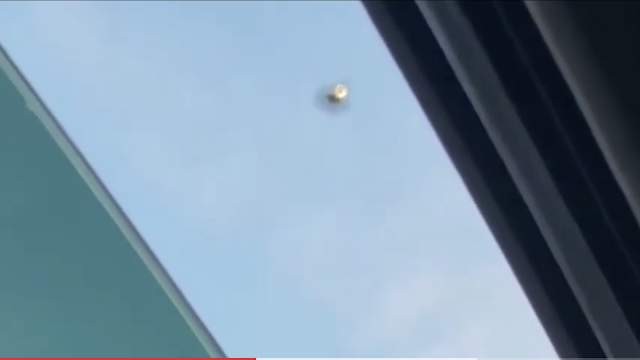 UAP Orb with someone filming it from a car over Las Vegas Nevada.