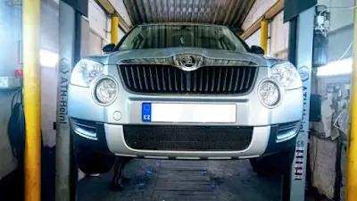 skoda yeti in for repairs