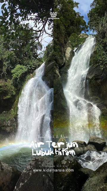 Ngobrol Asik di Air Terjun Lubuk Hitam