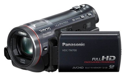 Filmadora Full HD da Panasonic TM700