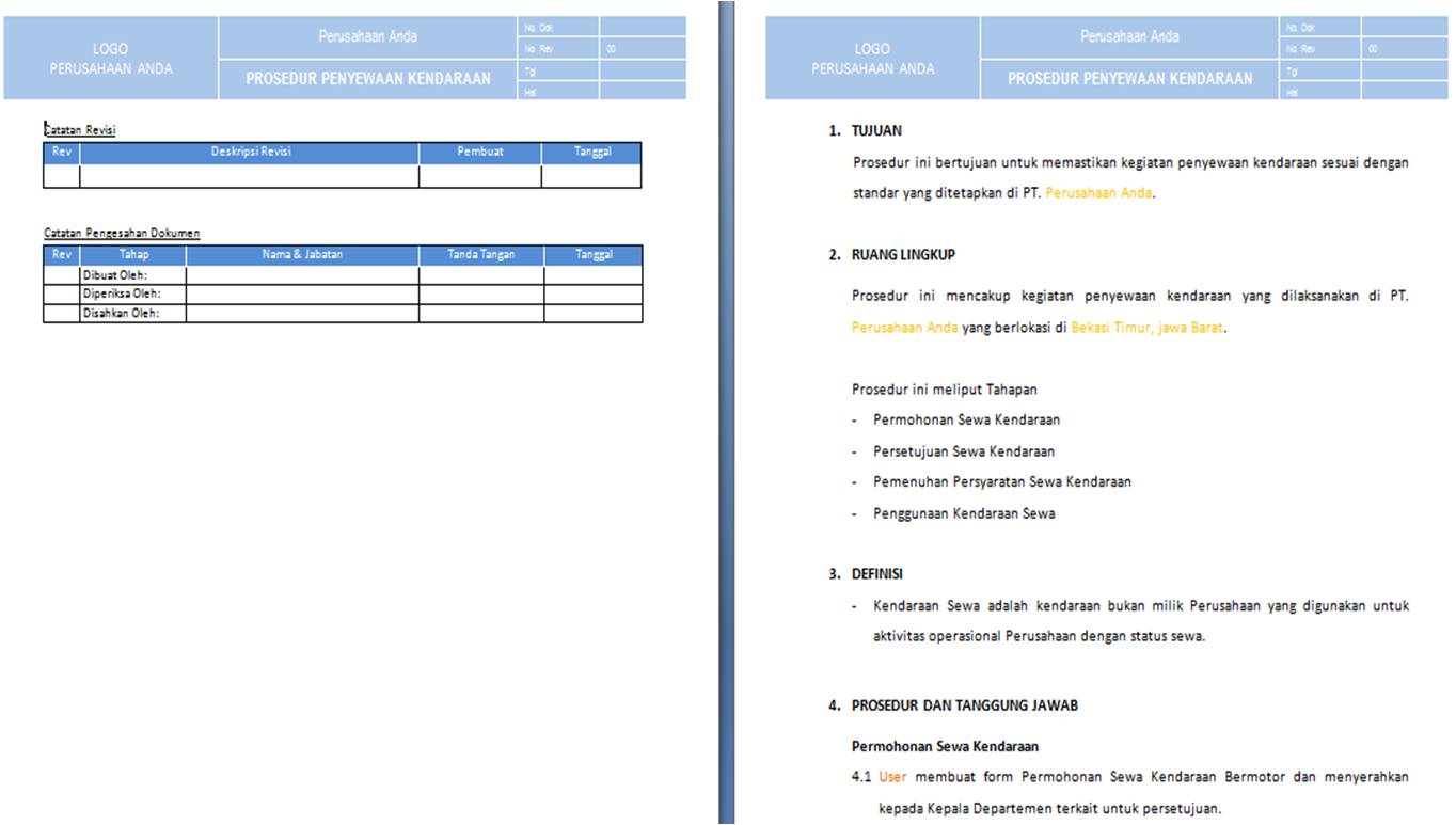 PT. Sistem Manajemen Utama: Dokumen Panduan Siap Pakai 