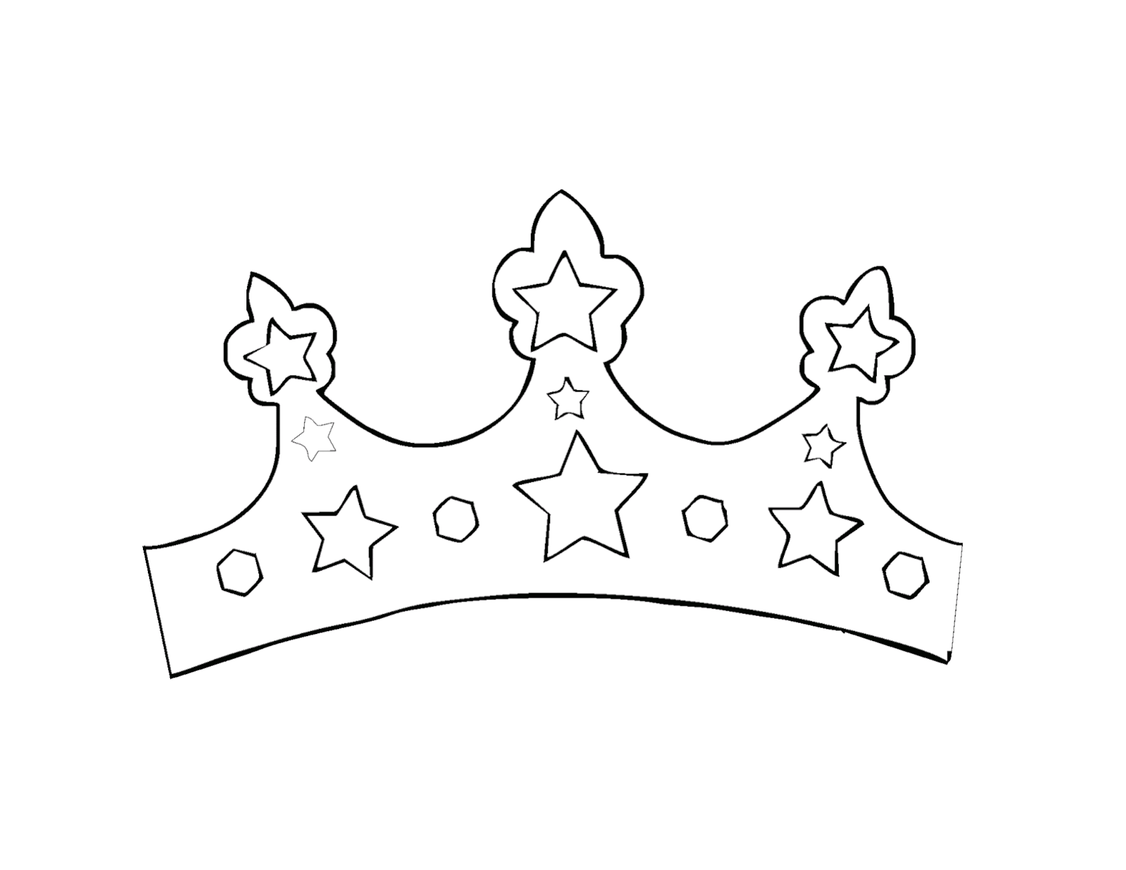 Mewarnai Gambar  Mahkota  Putri Raja  Contoh Anak PAUD