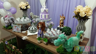 Decoração festa infantil Princesinha Sofia