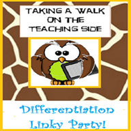 Taking a Walk on the Teaching Side- Differentiation Link-up