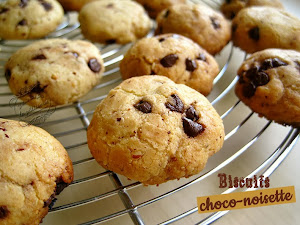 Biscuits choco-noisettes