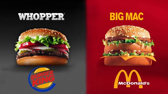                     McDonald's vs. Burger King                