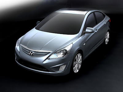 2011 Hyundai Verna-Accent Front Top View
