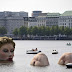 Escultura "The Bather" - Lago Alster, Hamburgo - Alemanha