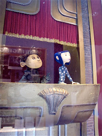 Coraline stop-motion animation puppets