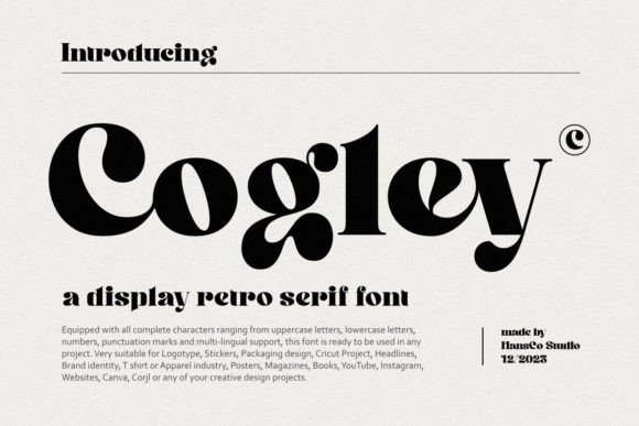 Download Cogley Font - Fontsave