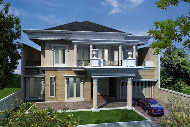 Gambar desain rumah eropa modern