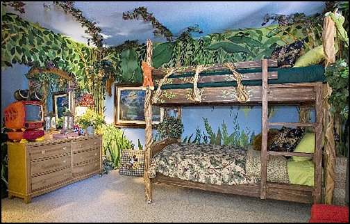 jungle themed wild animals - jungle animals wild safari bedroom ideas ...