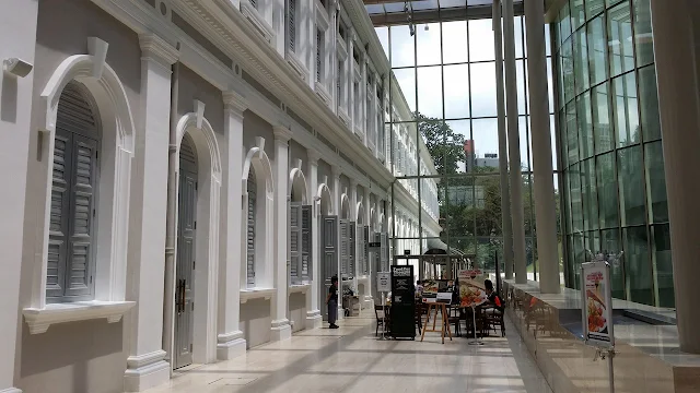 新加坡國家博物館後面玻璃屋