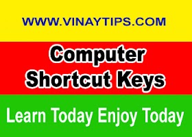 Basic Computer Shortcut Keys