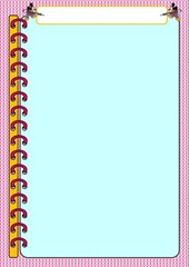 notebook mickey template