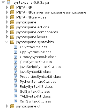 jsyntaxpane source code