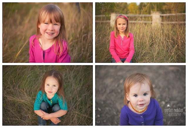photos of little girls in long grass
