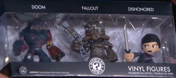 Bethesda vinyl figures DOOM FALLOUT DISHONORED amiibo