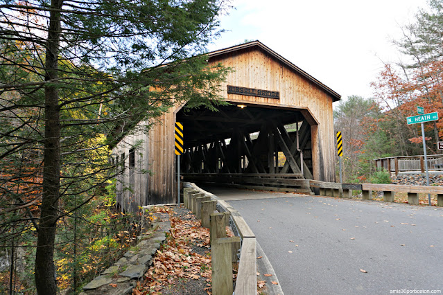 Puente Cubierto Bissell Bridge en Massachusetts