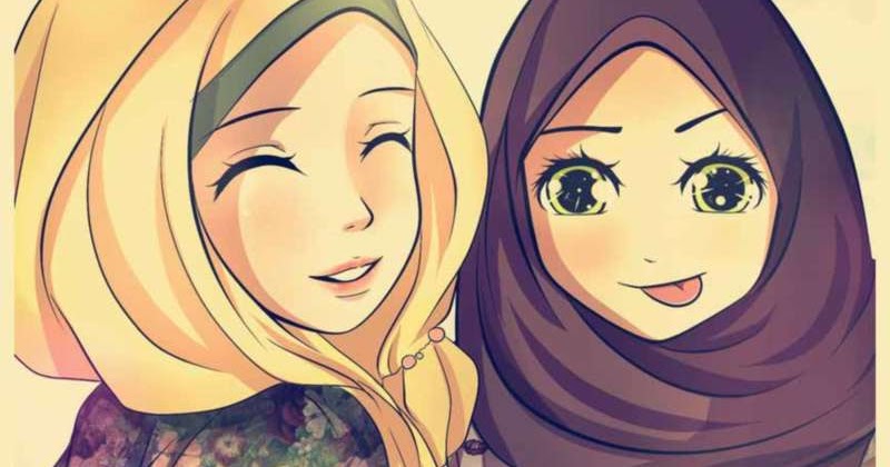 12 Kartun  Persahabatan Muslimah Anak Cemerlang