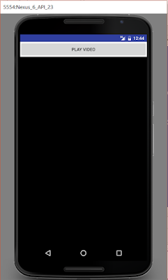 Play Video File Android Example