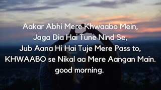 romantic good morning shayari for girlfriend