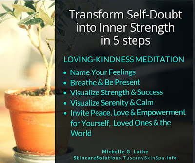 meditation, peace, calm, serenity, love, strength, 5 steps from skincaresolutions.tuscanyskinspa.info